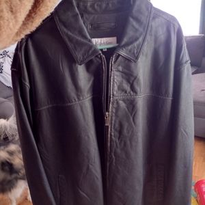 Men's Calvin Klein leather coat